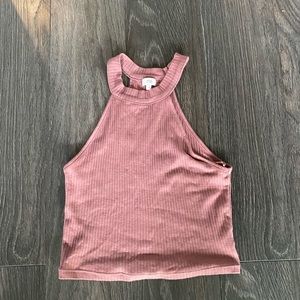 Pink/purple halter Crop top